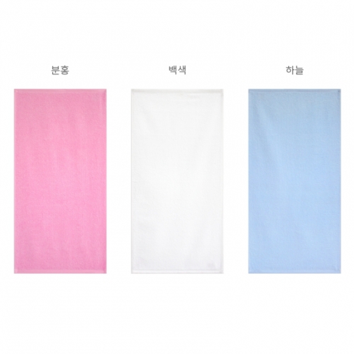 송월타월 미용 얇고 가벼운 타월 32x73cm 목욕탕 뷰티샵 네일샵