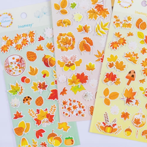 가을 낙엽 스티커