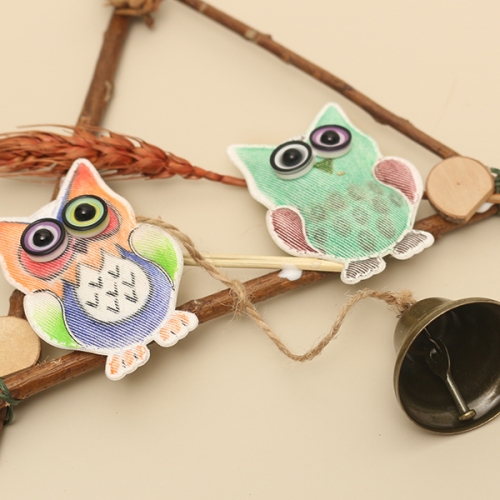 부엉이 나무 도어벨