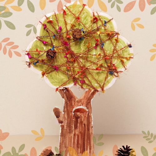 스트링 가을 입체 나무 꾸미기(1개)