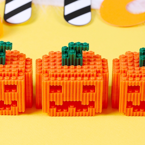 디폼블럭 8mm 입체 호박 무드등 만들기