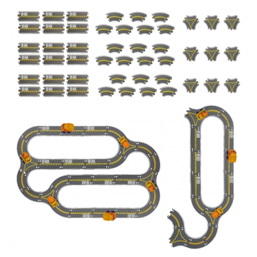 기관용 도로 길 매트 확장형 세트 48p 도로 길 만들기 퍼즐매트
