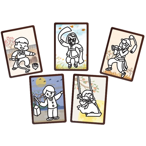 스톤아트_민속 액자 시리즈 5종_10인용