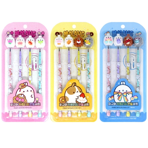 몰랑 피규어 카트리지 연필세트 4탄(2000원X15개)