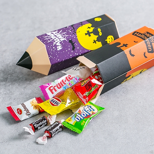 할로윈데이 연필 간식 + 무료라벨 구디백 유치원 어린이집 단체 선물