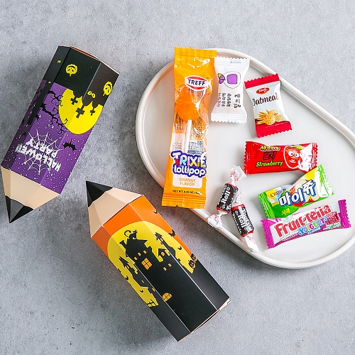 할로윈데이 연필 간식 + 무료라벨 구디백 유치원 어린이집 단체 선물