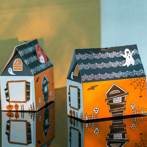 할로윈데이 화려한 유령의집(넓은) + 무료라벨 구디백 유치원 어린이집 단체 선물
