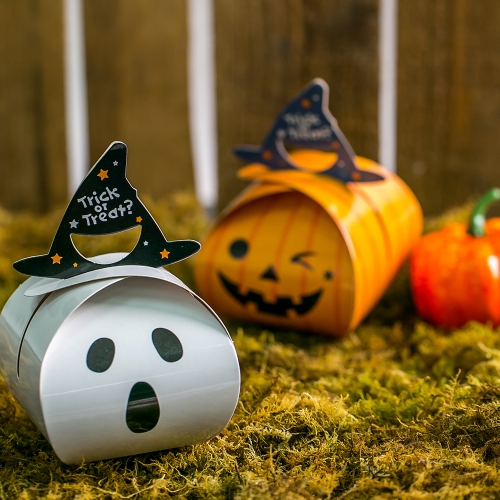 할로윈데이 유령 간식보따리 + 무료라벨 구디백 유치원 어린이집 단체 선물