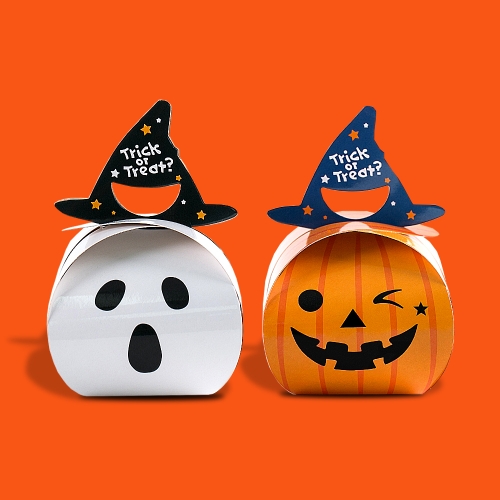 할로윈데이 유령 간식보따리 + 무료라벨 구디백 유치원 어린이집 단체 선물