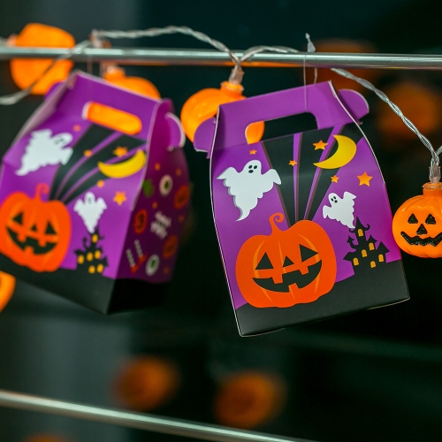 할로윈데이 큐티 유령 간식백 + 무료라벨 구디백 유치원 어린이집 단체 선물