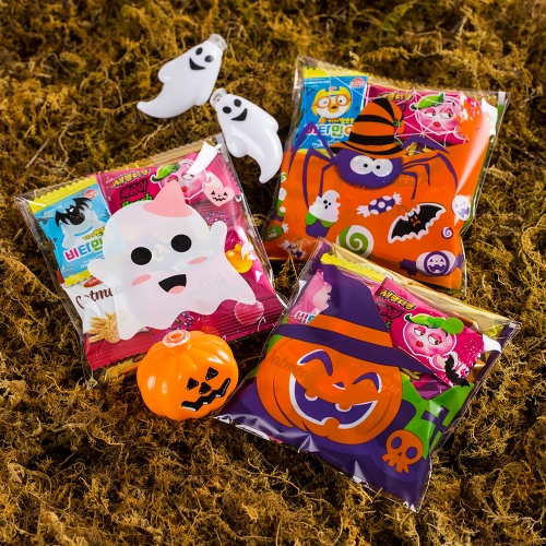 할로윈데이 미니 간식 (OPP) + 무료라벨 구디백 유치원 어린이집 단체 선물