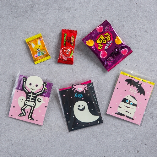 할로윈데이 꼬마 간식 (페이퍼) + 무료라벨 구디백 유치원 어린이집 단체 선물