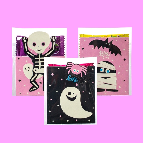 할로윈데이 꼬마 간식 (페이퍼) + 무료라벨 구디백 유치원 어린이집 단체 선물