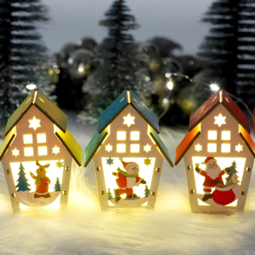 크리스마스 이층집 무드등 만들기