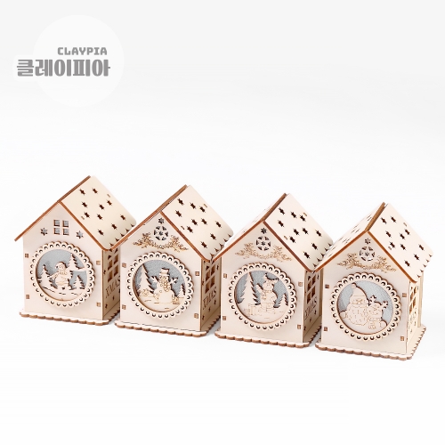 크리스마스 세모지붕 무드등 만들기