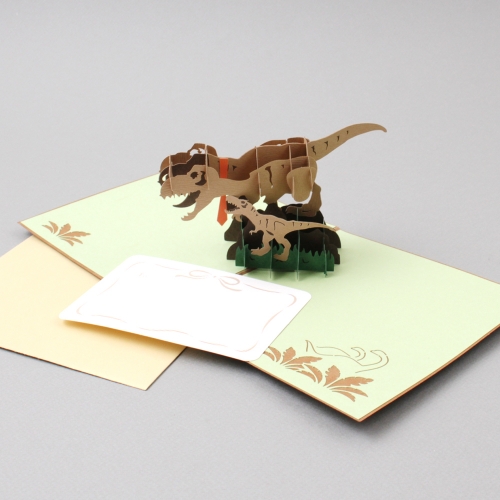 종이 입체 팝업 카드 다이노소어 3D 예쁜 감사 축하 편지 인테리어 이벤트