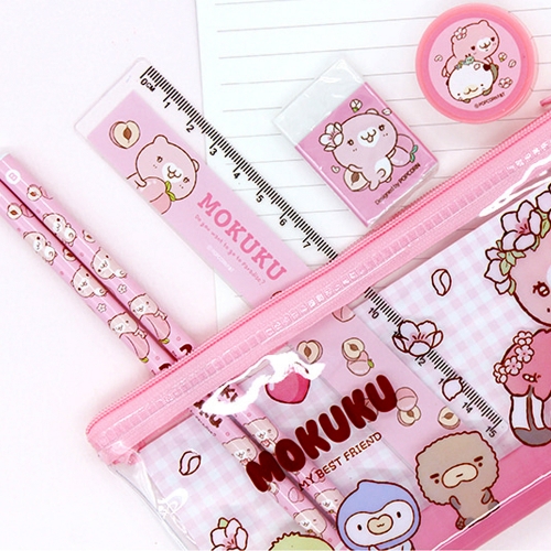 모쿠쿠 지퍼필통 문구세트 2탄 (16개)