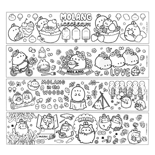 몰랑 컬러링테이프&미니색연필세트(4000원X8개)