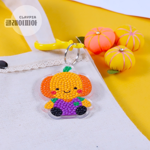 할로윈 보석십자수 키링 5종