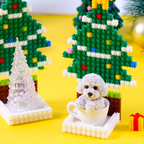 1cm 디폼블럭 크리스마스 얼음트리 패키지