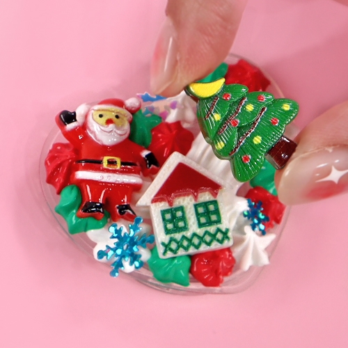 [하하당] 크리스마스 데코덴 투명 스마트톡