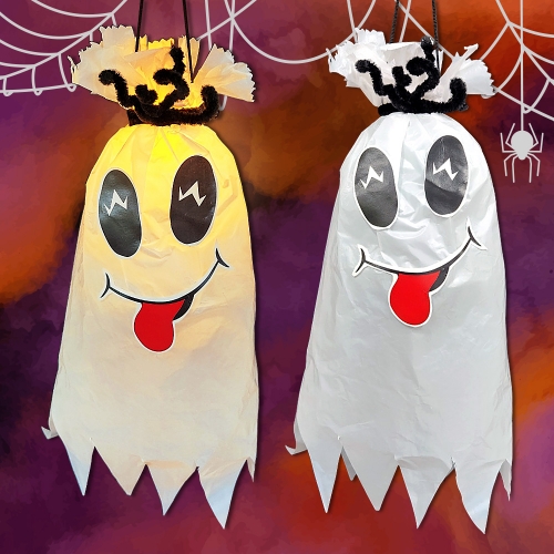 [탑키드] 만들기 할로윈 유령 LED등 (4인용)