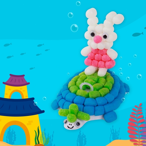 플레이콘 움직이는 거북이와토끼 (5인용)