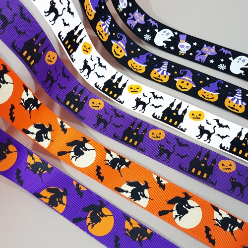 [탑키드] 할로윈 리본 (폭-2.5cm 2마)
