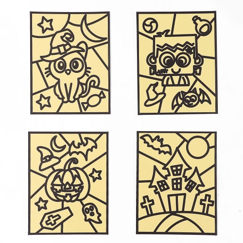 할로윈 포일아트 4종