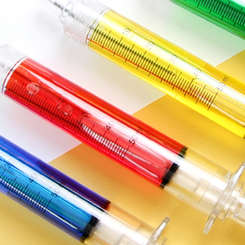 대왕주사기볼펜 부드러운 펜 수능 선물 합격응원 필기구