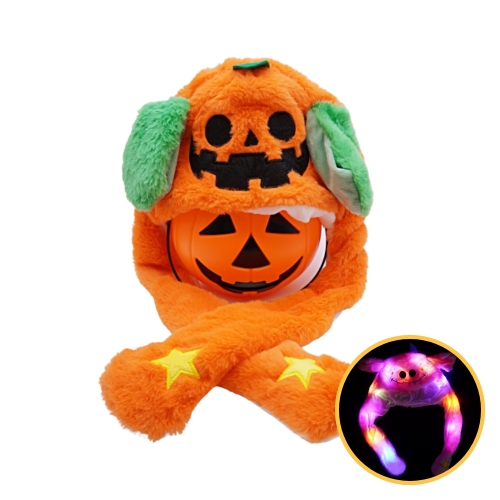 LED 할로윈 귀 움직이는 호박 유령 모자 코스튬 분장 소품 머리띠