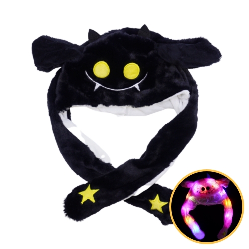 LED 할로윈 귀 움직이는 호박 유령 모자 코스튬 분장 소품 머리띠