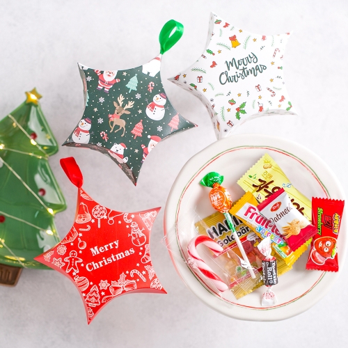 겨울 크리스마스 선물 산타가 따온 간식별 구디백 + 무료라벨 유치원 어린이집 단체 선물