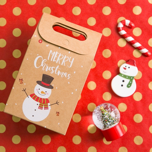 겨울 크리스마스 선물 모던 겨울 크라 간식 구디백 + 무료라벨 유치원 어린이집 단체 선물