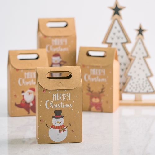겨울 크리스마스 선물 모던 겨울 크라 간식 구디백 + 무료라벨 유치원 어린이집 단체 선물
