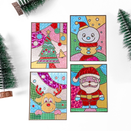 크리스마스 포일아트 4종