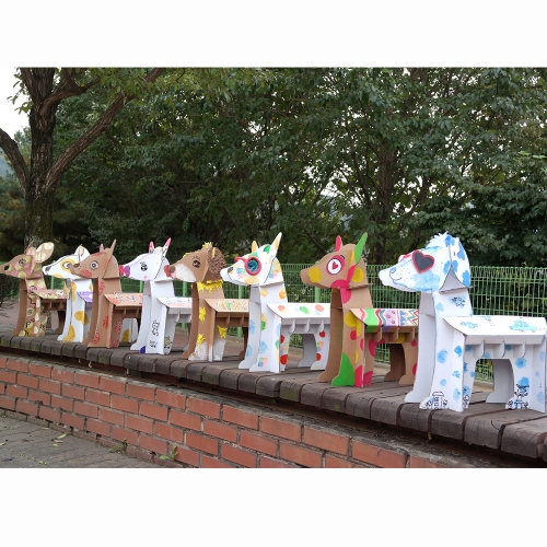 크라프트 대형 박스 반려동물 강아지 만들기 (2종 중 택1)