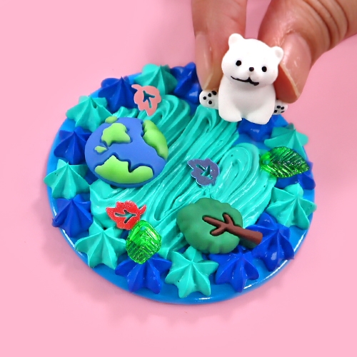 [하하당] 지구야 사랑해 데코덴 손거울