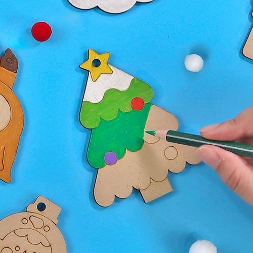 [하하당] 크리스마스 안전거울 팬시우드 (8종 택1)