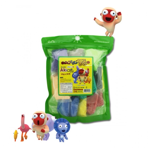 둥둥 아키클레이 실속형4 (20g*24 지퍼백)