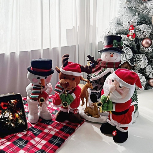 크리스마스 춤추는 트리인형 9종 산타 루돌프 눈사람