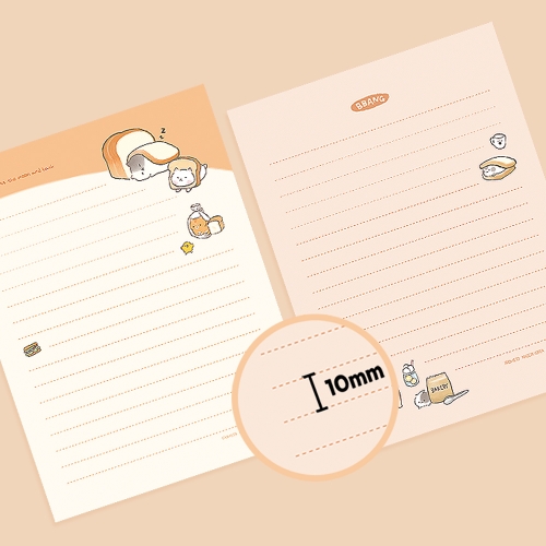 [FL-115] 밍꼬 편지지 (4종 1세트)