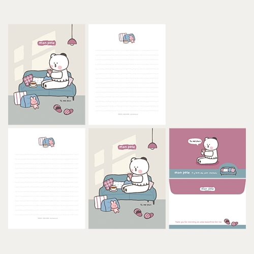 [FL-117-1] 몽 포트 편지지