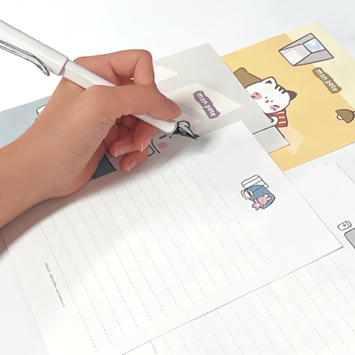 [FL-117-4] 몽 포트 편지지