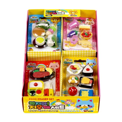 먹지마 지우개세트(1000원X12개)