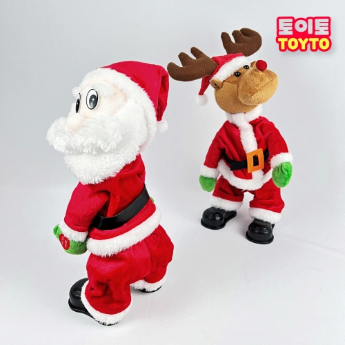 크리스마스 트월킹 산타 루돌프 인형 엉덩이 춤추는 인형