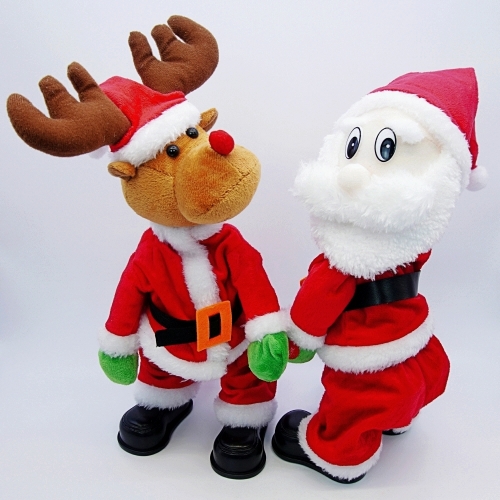 크리스마스 트월킹 산타 루돌프 인형 엉덩이 춤추는 인형
