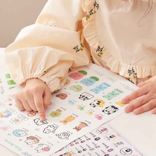 NEW 방수 이름 네임스티커 이름스티커 어린이집 유치원 초등학교 선물 투명 백색