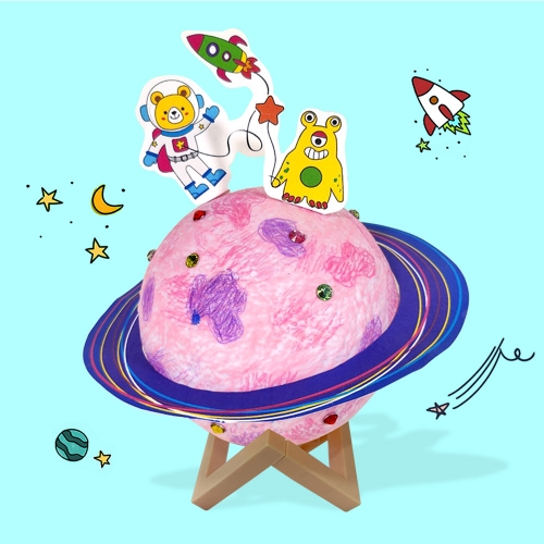 만들기 우주 행성 LED 무드등