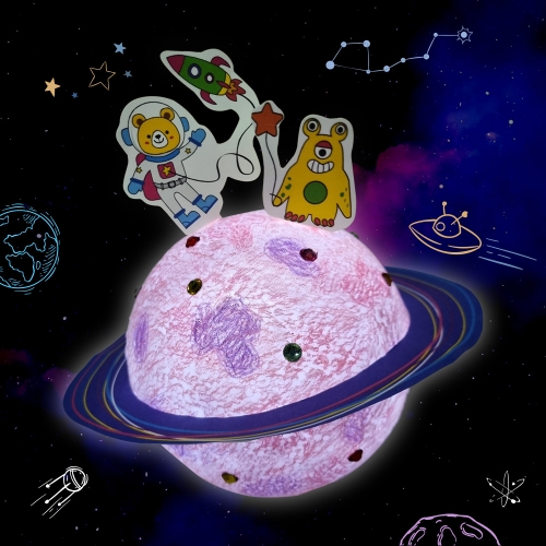 만들기 우주 행성 LED 무드등